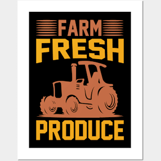 Farm Fresh Produce T Shirt For Women Men Posters and Art